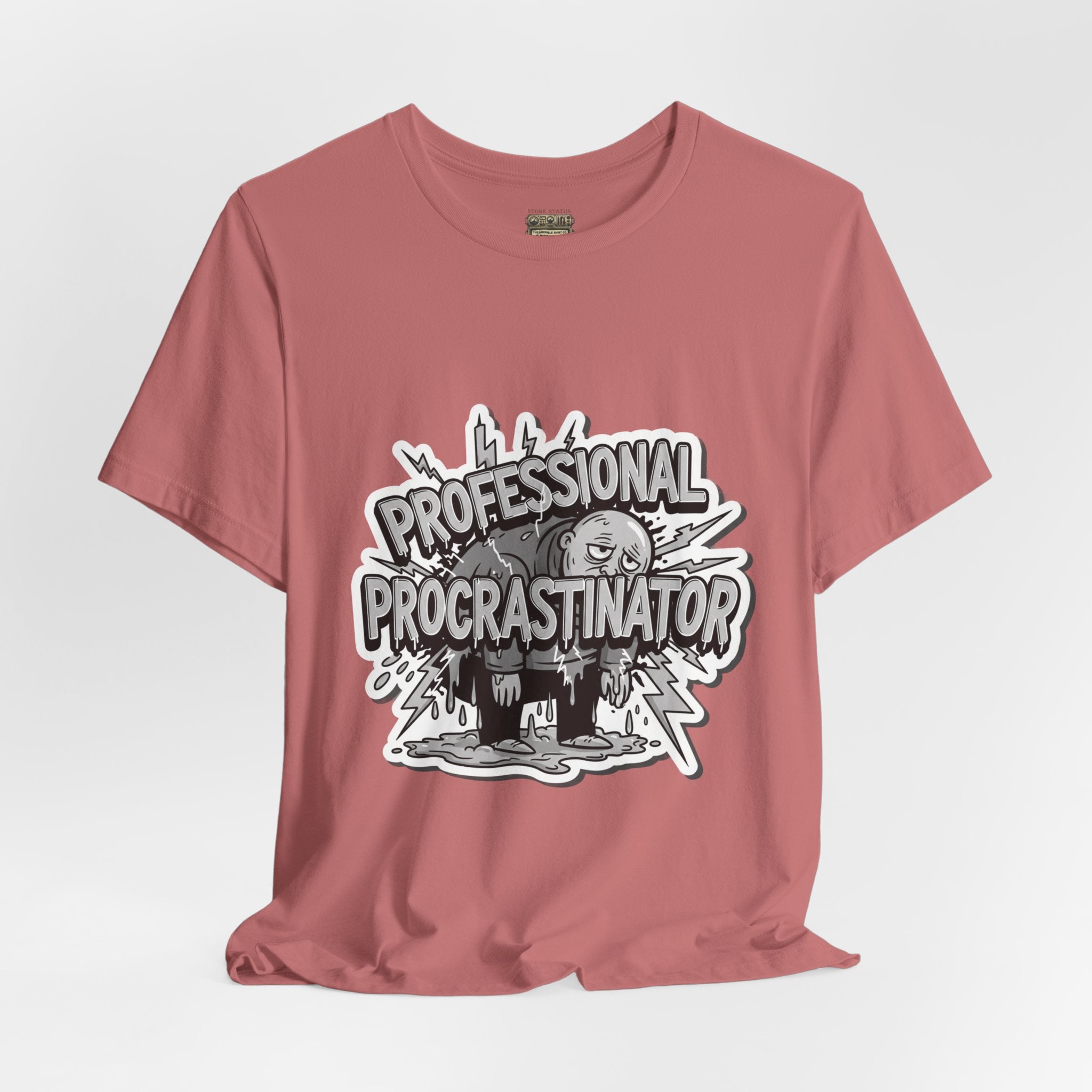 DIY Apparel | Professional Procrastinator T-Shirt — Funny Graphic Tee for Students & Office Workers