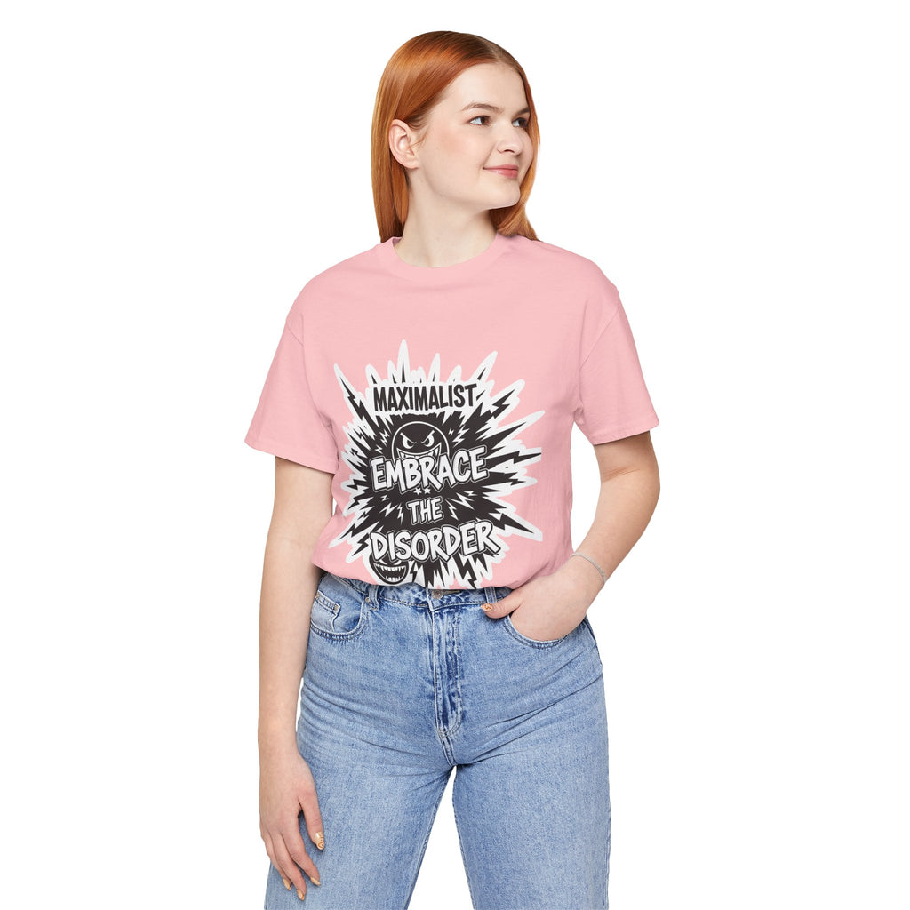 DIY Apparel | Embrace the Disorder T‑Shirt — Bold Maximalist Graphic Tee