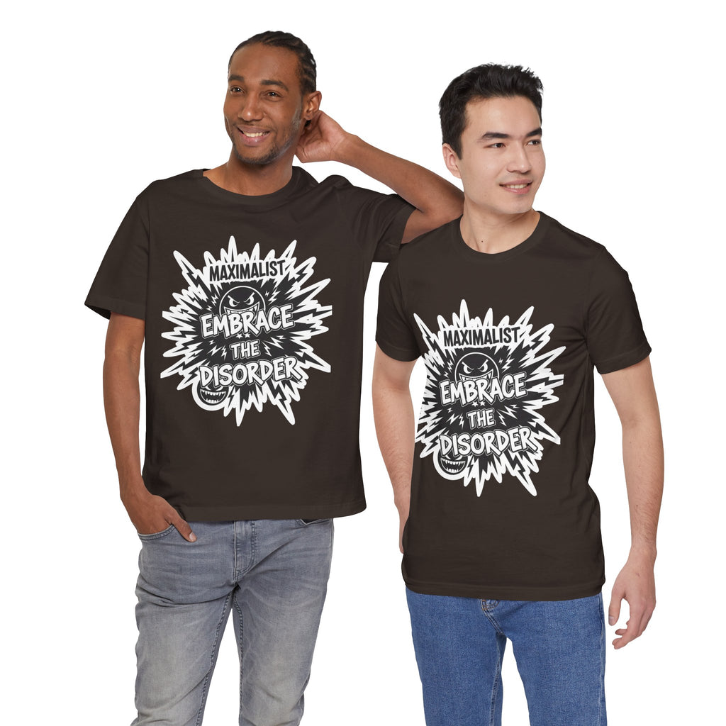 DIY Apparel | Embrace the Disorder T‑Shirt — Bold Maximalist Graphic Tee