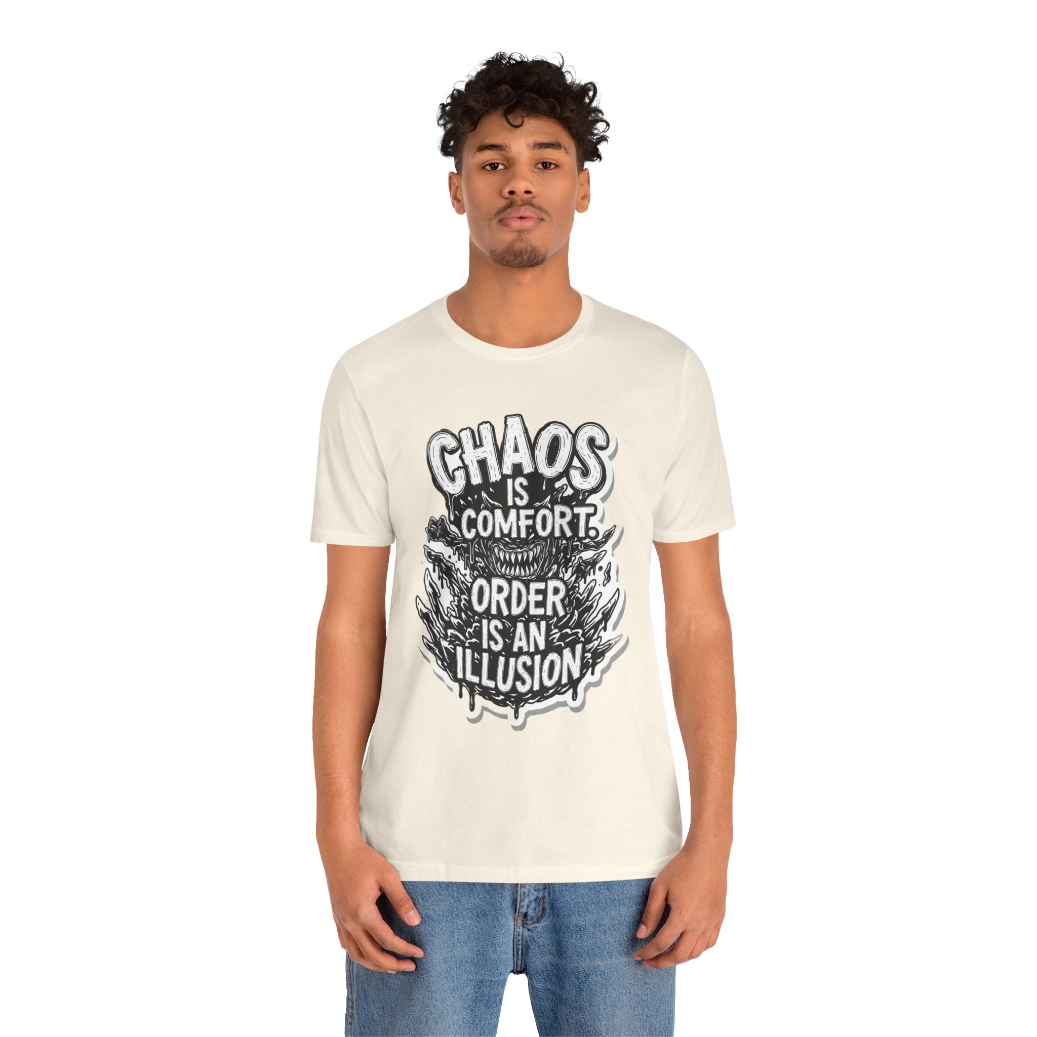 DIY apparel | Chaos Is Comfort Tee — Graphic Quote T-Shirt