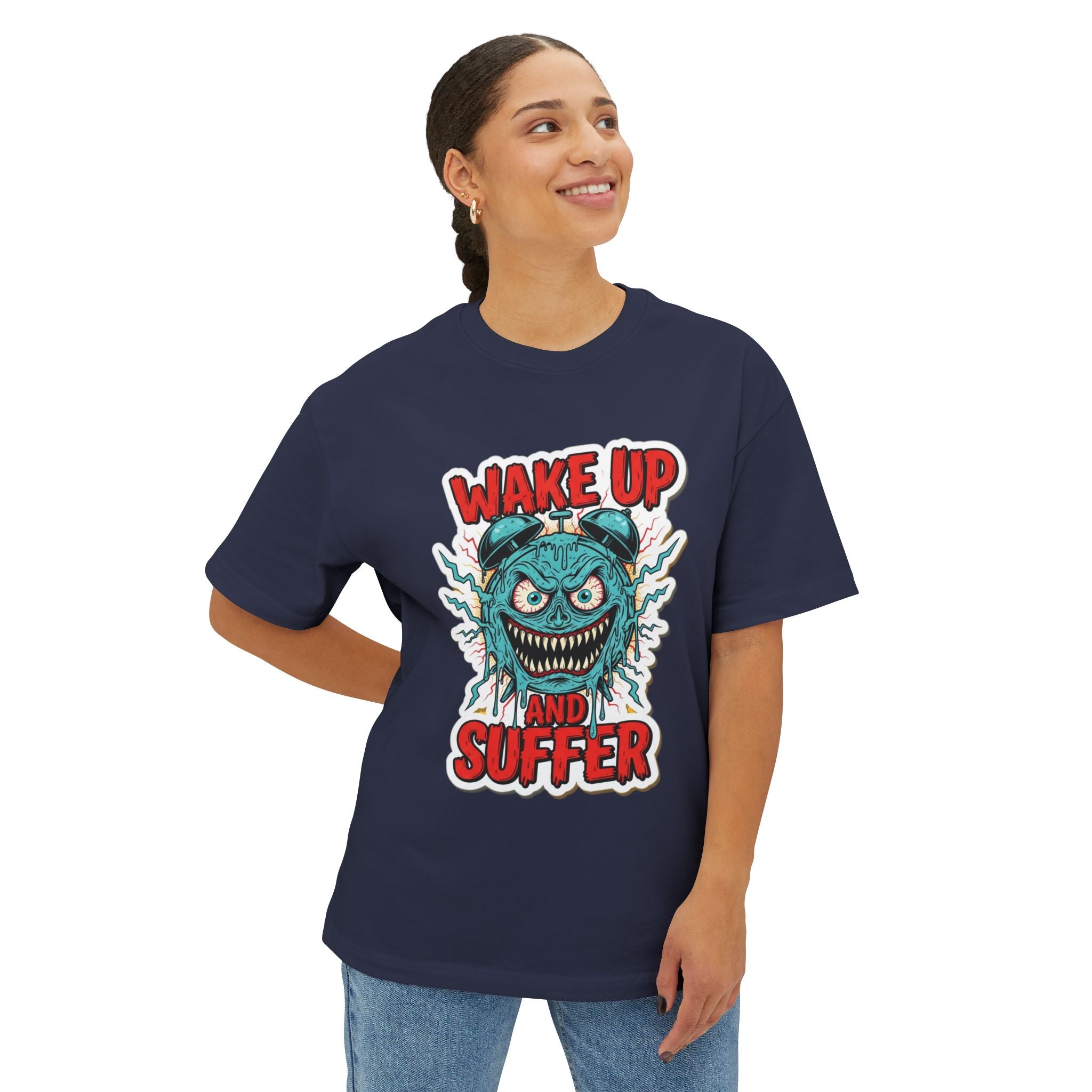 Wake Suffer Skate T-Shirt | DIY Colorable Tee | Interactive Skater Apparel | Grunge Outline Art | Customizable Gift