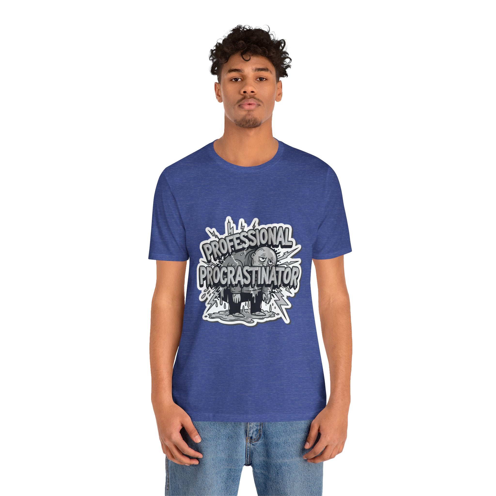 DIY Apparel | Professional Procrastinator T-Shirt — Funny Graphic Tee for Students & Office Workers