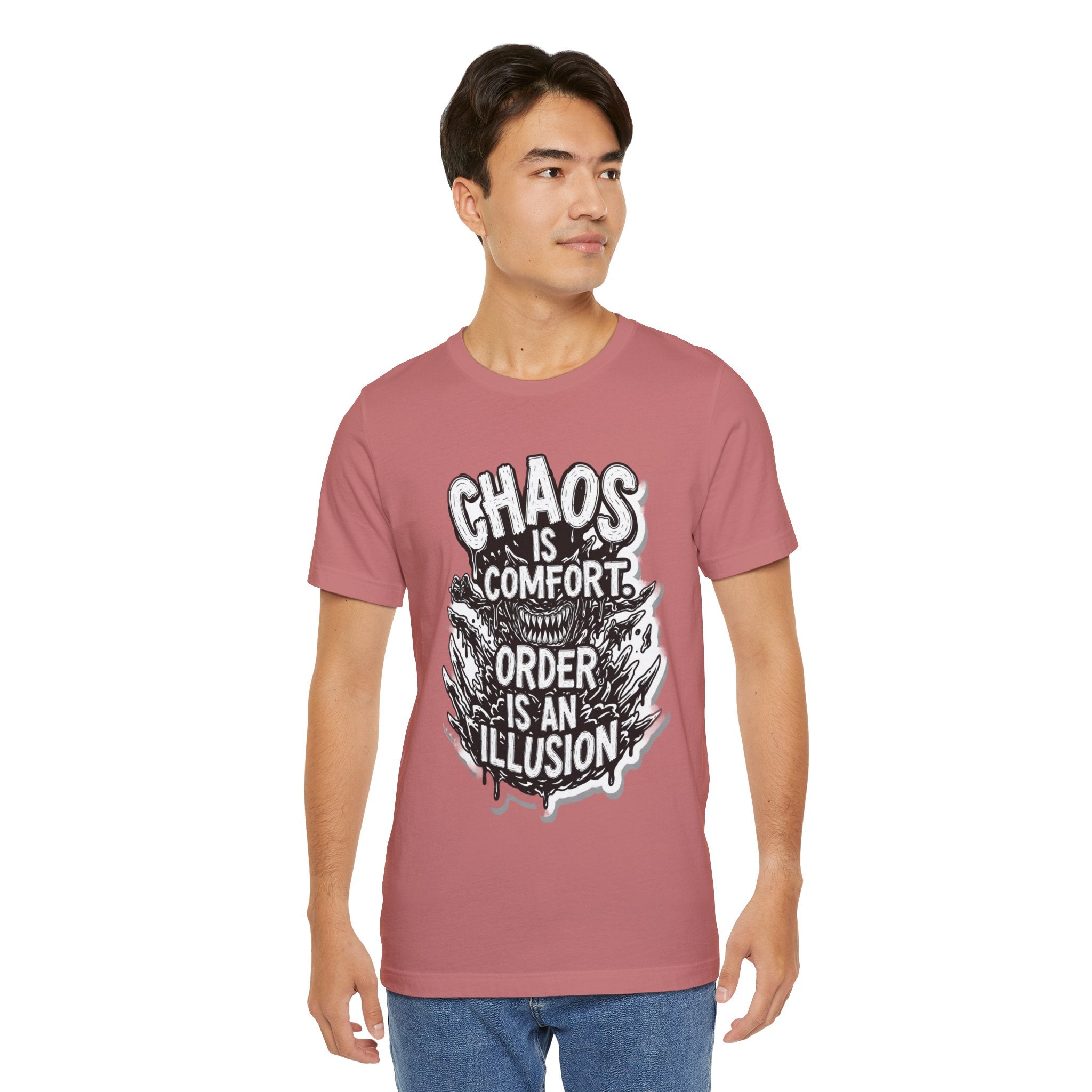 DIY apparel | Chaos Is Comfort Tee — Graphic Quote T-Shirt