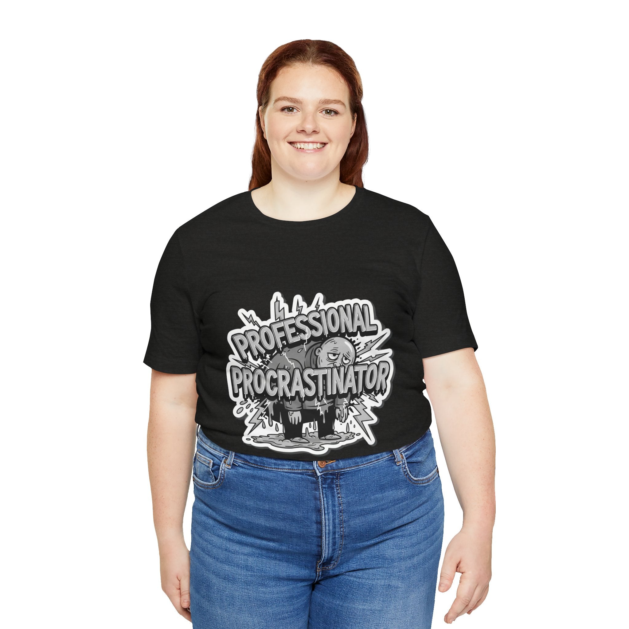 DIY Apparel | Professional Procrastinator T-Shirt — Funny Graphic Tee for Students & Office Workers