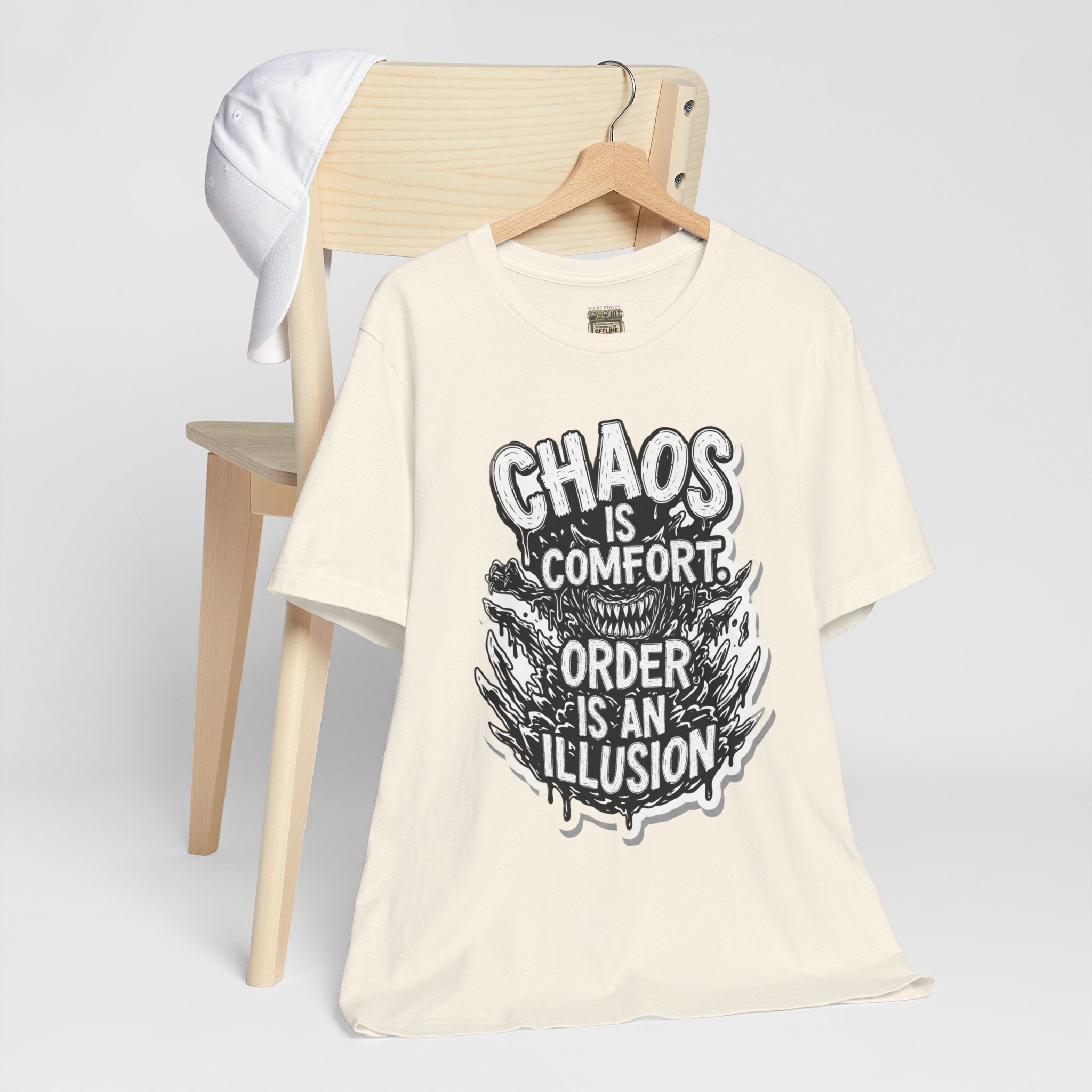 DIY apparel | Chaos Is Comfort Tee — Graphic Quote T-Shirt