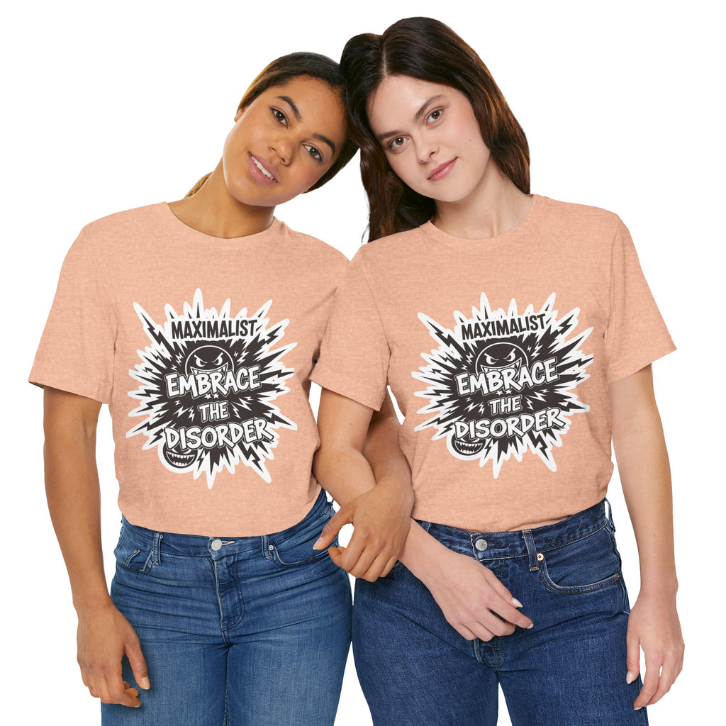 DIY Apparel | Embrace the Disorder T‑Shirt — Bold Maximalist Graphic Tee
