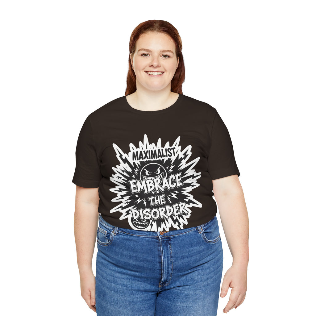 DIY Apparel | Embrace the Disorder T‑Shirt — Bold Maximalist Graphic Tee